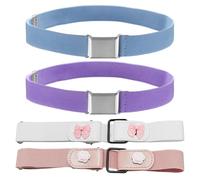 4 Piezas Cinturones Infantiles Cinturones Ajustables Cinturones Elásticos Cinturones Decorativos Accesorios De Ropa