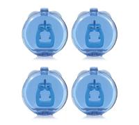 4 Piezas Clip Nasal Antirronquidos, Respirador Nasal Magnetico, Dilatador Nasal ReutilizableRespira Mejor al Dormir y Hacer Deporte, (Azul)