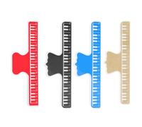 4 Piezas Clip para Partituras de Piano de Plástico | Mano, Compatible Varios Libros, Bordes Suaves y Superficie Lisa, Uso Exterior Color Aleatorio