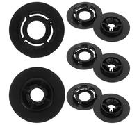 4 Piezas Clips para Alfombrillas de Coche Negros | Fijación Fiable para Conductor y Vehículos, Plástico Resistente, Uso en Piso del Habitáculo, Compatibilidad