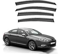 4 Piezas Coche Cortavientos para ventanilla Deflectores para Citroen C5 MK2-RD-TD 2008-2020, Laterales Delantera Trasera Protector Humo Lluvia Visera Accesorios