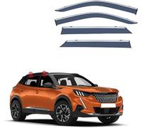 4 Piezas Coche Cortavientos para ventanilla Deflectores para Peugeot 2008 MK2-P24 2020 2021 2022 2023, Laterales Delantera Trasera Protector Humo Lluvia Visera Accesorios