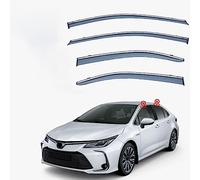 4 Piezas Coche Cortavientos para ventanilla Deflectores para Toyota Corolla/Levin MK12-E210 2019 2020 2021 2022 2023, Laterales Delantera Trasera Protector Humo Lluvia Visera Accesorios