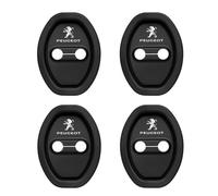 4 Piezas Coche Cubierta Cerradura Puerta, para Peugeot Rifter 2018-2022 2023 2024 Coche Cerradura Puerta AnticorrosióN Accesorios,A Black