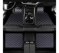 4 Piezas Coche Cuero Alfombrillas para Chevrolet Camaro 2017-2024, Alfombras Delanteras e traseras Impermeable Alfombrilla Antideslizante Accesorios,F/Black and Blue