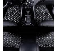 4 Piezas Coche Cuero Alfombrillas para F-iat Abarth 595 2017(RHD), Antideslizantes a Medida ProteccióN Moqueta Impermeable Alfombras,A