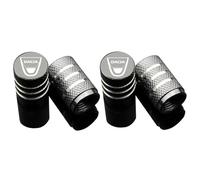 4 Piezas Coche de Válvula de Neumático para Dacia Sandero 2012-2020, Coche Tapones Antipolvo Rueda Válvula Neumático,Grey