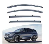 4 Piezas Coche Deflectores de Viento para Lincoln Aviator 2019-2023, Derivabrisas de Aire Cortavientos Protector Ventanas Laterales