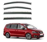 4 Piezas Coche Deflectores de Viento para Seat Alhambra MK2/7N 2010-2020, Ventana Lateral Visera Lluvia Deflectores de Aire contra Auto Accesorios