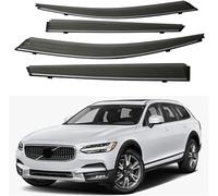 4 Piezas Coche Deflectores de Viento para Volvo V90 2018-2021, Ventana Lateral Deflectores de Viento y Lluvia Protector de Lluvia