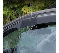 4 Piezas Coche Deflectores para Cadillac CT4 2020-2022, Delantera Trasera Protector Humo Lluvia Visera Deflector Auto Accesorios