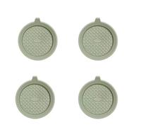4 Piezas Coche Posavasos para Audi A1 A2 A3 A4 A5 A6 A7 A8, Antideslizante E Impermeable Portavasos Alfombrillas Universal Insertar Mat Accesorios,B-Green