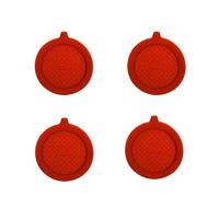 4 Piezas Coche Posavasos para Audi A1 A4L A5 A6L S3 S5 S7 S Series C8 8U, Antideslizante E Impermeable Portavasos Alfombrillas Universal Insertar Mat Accesorios,B-Red