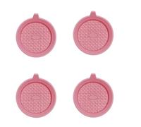 4 Piezas Coche Posavasos para Hyundai i20 III 2020-2024, Antideslizante E Impermeable Portavasos Alfombrillas Universal Insertar Mat Accesorios,B-Pink