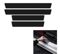 4 Piezas Coche Protector Umbral Puerta para Porsche Cayenne 2018-2024, Tira Protectora De Umbral De Puerta De Fibra De Carbono Auto Accesorio