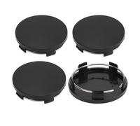 4 Piezas Coche Tapacubos para MG 4X (2026-2027), Cubrebujes Decorativos Resistentes Mpermeable Antióxido Tapas Centro,Black-60mm