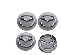 4 Piezas Coche Tapas Centrales para Mazda 2 52MM, Tapabujes Rueda Centro Tapa Llantas Polvo Herrumbre Impermeable Neumáticos Llantas,A