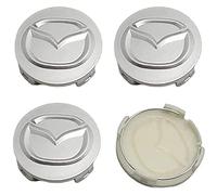 4 Piezas Coche Tapas Centrales para Mazda 2 52MM, Tapabujes Rueda Centro Tapa Llantas Polvo Herrumbre Impermeable Neumáticos Llantas,C