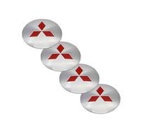 4 Piezas Coche Tapas Centrales para Mitsubishi ASX Eclipse Cross Outlander Pajero L200 65MM, Tapas Llantas Tapacubos Central Llantas Buje Tapar Tapas para Centro de Rueda