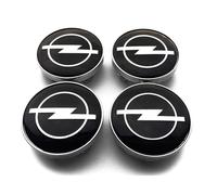 4 Piezas Coche Tapas Centrales para Opel 60mm / 57mm, Tapabujes Rueda Centro Tapa Llantas Polvo Herrumbre Impermeable Neumáticos Llantas,60mm