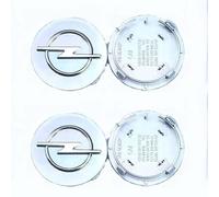 4 Piezas Coche Tapas Centrales para Opel Antara 2010-2016, Tapabujes Rueda Centro Tapa Llantas Polvo Herrumbre Impermeable Neumáticos Llantas,A-60MM