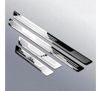 4 Piezas Coche Umbral de Puerta para Audi Al A2 A3 A4 A5 A6, Protector de Pedal de Umbral de Puerta, Protector Umbral Puerta Coche, Acero Inoxidable