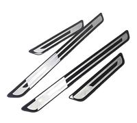 4 Piezas Coche umbral Protector de Puerta para VW UP! 5-Türer AA I 2012-2024, Acero Inoxidable Exterior Kick Placas Pedal Protección Accesorios,A