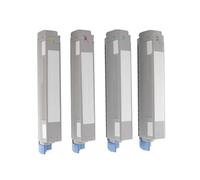 4 Piezas compatibles, compatibles con Oki, tóner C831 C841, compatibles con Okidata, Cartucho de Impresora C831n C831dn C831cdtn C841cdtn 44844505 44844512(44844525 26 27 28)