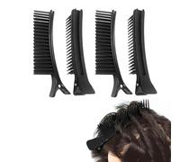 4 Piezas Con Clips Para El Cabello De Los Dientes De Peine, Clips Creativos Para El Cabello, Clips Para El Cabello Sin Deslizamiento, Ayudas De Corte De Cabello, Accesorios Para El Salón.