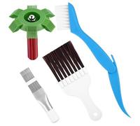 4 piezas condensador peine secador de peine de lamellenkamm secador cepillo de limpieza secador peine peine de láminas bomba de calor aire acondicionado peine para limpiar aires acondicionados,