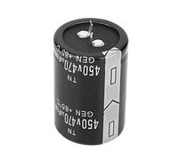 4 Piezas Condensadores Electrolíticos, 450V 470μF Electrolytic Capacitor Condensador Electrolítico de Aluminio para Máquina de Soldadura Inverter 35 x 50mm