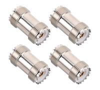 4 Piezas Conector Coaxial de Radiofrecuencia UHF Pl259 So239 Sl16 | Adaptador Multifuncional, Instalación Fácil, Amplia Compatibilidad