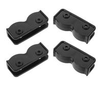 4 Piezas Conector de Poste de Toldo Plegable Rectangular | Juego de Recambio para Cenador, Uso Exterior, Montaje Sencillo, Limpieza Fácil y Diseño Ultraligero