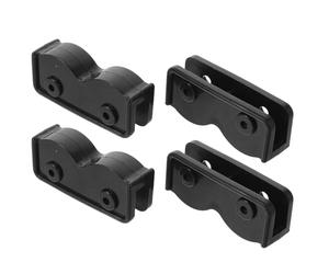 4 Piezas Conector de Toldo Emergente Negro de Plástico | Recambios para Cenador Plegable, Montaje Sencillo, Soporte Estable, Limpieza Fácil, Uso en Exterior