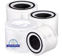 (4 piezas) Core 300 Core 300S Filtro de repuesto para purificador de aire LEVOIT Core 300 y Core 300S, filtro H13 True Hepa, filtros de carbón activado 3 en 1, en comparación con # Core 300-RF