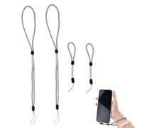 4 Piezas Correa de Muñeca de Mano, Cordón Ajustable para Teléfono Móvil, Cadena con Hebilla Cuerda, Cordón Colgante Movil Correa para Cámara, Llaves, Unidad Flash USB