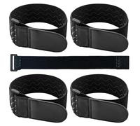 4 piezas correas elásticas, 40 cm x 2 cm correa scratch, correas de fijación de cable, enganche de cable, extra grandes y especialmente seguras para bicicletas, bolsas, equipos de entrenamiento