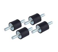 4 Piezas Cuatro Silenbloks De Rosca M6, Amortiguadores Para Un Escape De Moto, Aire Acondicionado, Keenso Amortiguadores De Goma