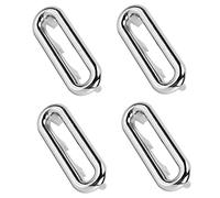 4 Piezas Cubierta De Desbordamiento De Fregadero Anillo De Cubierta De Desbordamiento Tapa Rebosadero para Fregadero Anillo De Rebose del Fregadero Tapa De Tapón De Drenaje