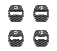 4 Piezas Cubierta para Cerradura de Puerta para Alfa Romeo Giulietta Stelvio 159 156 157 166 147 GT 4C MITO Giulia Brera Spider, Reducción de Ruido Doors Locks de Coche Protector Tapa de Cerradura