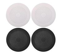 4 Piezas Cubierta Redonda Para Drenaje De Piso, Filtro De Drenaje, Filtro De Drenaje De Ducha, Filtro De Drenaje De Fregadero, Filtro De Drenaje De Silicona, Colador De Cabello Para Ducha Grande