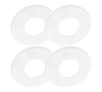 4 Piezas Cubierta Redonda para Escalera de Piscina, Tipo 51, ABS | Sella Orificios y Cubre Tuberías Expuestas, Retirada Sencilla, para Escalera de Piscina y Spa