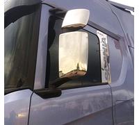 4 piezas cubiertas de acero inoxidable para espejos Scania serie S 2016>