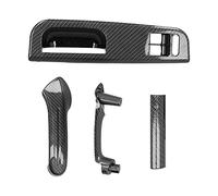 4 Piezas Cubiertas de Manijas de Puerta Interior Panel de Interruptores de Ventana Bisel Estilo de Fibra de Carbono Adornos de Manijas de Puerta de Seguridad 3b1867171d Compatible Con Mk4 2 Puertas