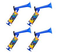 4 Piezas Cuerno de Aire Portátil, Cuerno Portátil de la Bomba de Aire Bocina de Seguridad Fuerte Reutilizable de los Deportes para las Fiestas de Descuento de los Diplomas de Eventos Deportivos