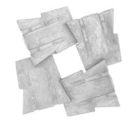 4 Piezas Cuña de Hierro para Martillo, Cuña Resistente Plata | Cuñas Niveladoras, Accesorios de Instalación, Suministros de Instalación, para Caja de Herramientas Familiar