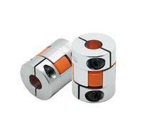4 piezas D20 L25 4 5 7 8 9 10 mm, 2 mordazas, araña, acoplador flexible for embrague de eje de motor paso a paso de impresora 3D CNC(5X10)
