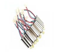 4 piezas de 10 mm x 20 mm CW CCW sin núcleo de arranque electrónico 9T Gear DC 3.7V-4.2V 45000RPM imán fuerte de alta velocidad RC Drone aviones coches motores conductores