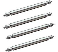 4 piezas de 22 mm Eichmüller Premium Muelle de acero inoxidable 1,5 mm de diámetro para relojes