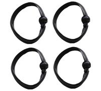 4 piezas de accesorios para el cabello de donut, rizador giratorio, moldeador de moño, lazos para el cabello, accesorios para moldear moños, estilo anillo, diademas de cola de caballo para peinado